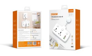 Ldnio SC2413 PD & QC3.0 2 Universal Outlets Power Socket