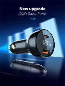 LDNIO C101 100W Dual USB Super Fast Car charger