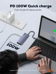 LDNIO DS-16U 6 In 1 USB C Docking Station