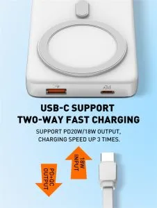 LDNIO PQ17 10000mAh Magnetic Wireless Power Bank 3 LDNIO PQ17 10000mAh Magnetic Wireless Power Bank