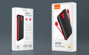 LDNIO PL1013 10000mAh Built-in Cable Power Bank