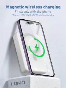 LDNIO PQ18 Magnetic Wireless Power Bank 20000mAh