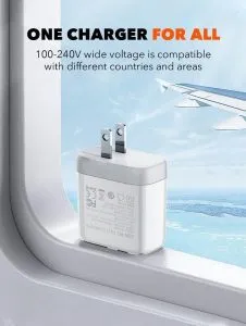 LDNIO A2528M Dual USB-C Port 35W Power Adapter With USB-C To Lightning (MFI Certified) 2 LDNIO A2528M Dual USB-C Port 35W Power Adapter With USB-C To Lightning (MFI Certified)