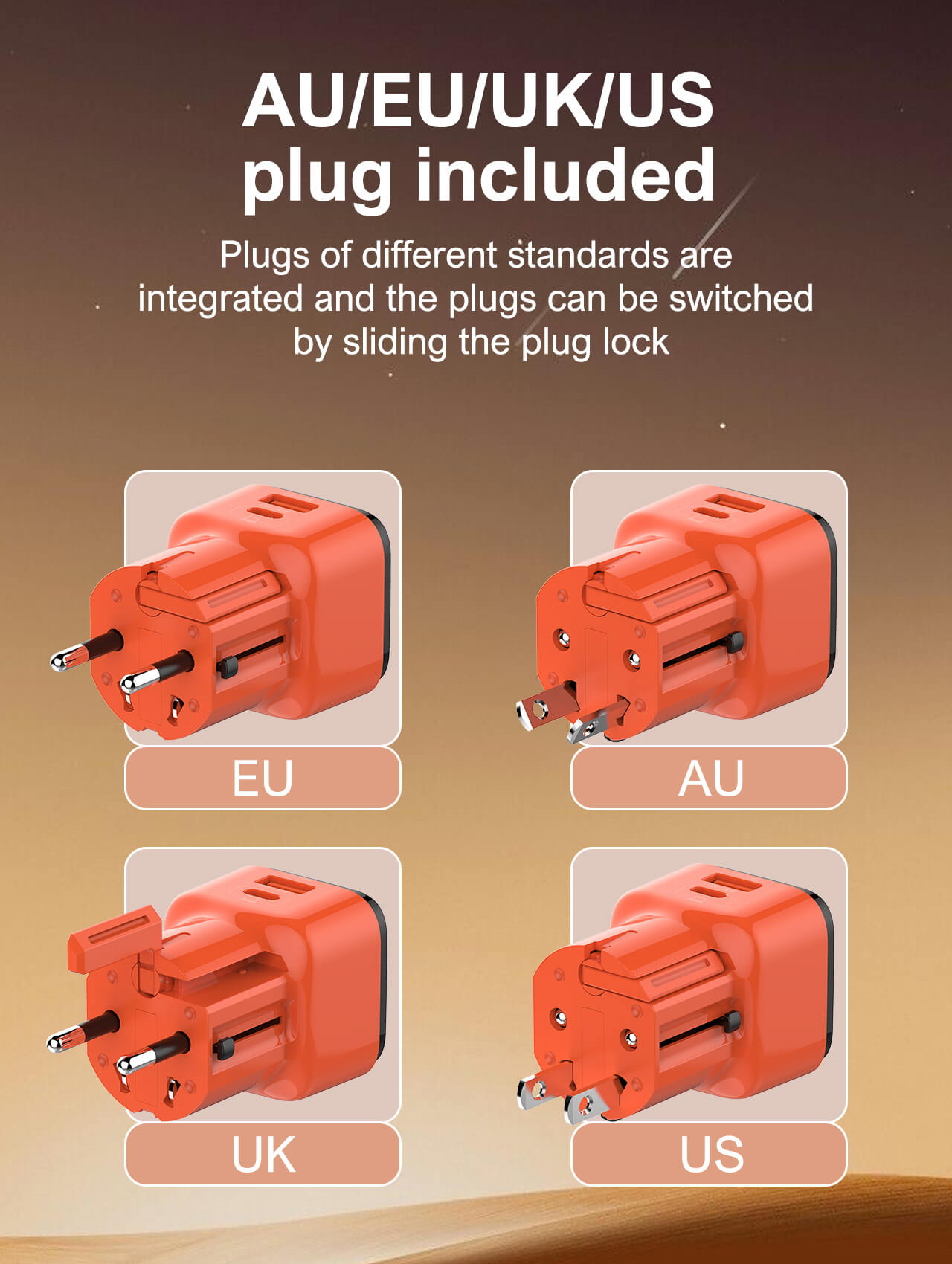 Advanced safety features in LDNIO Q2420 universal adapter.