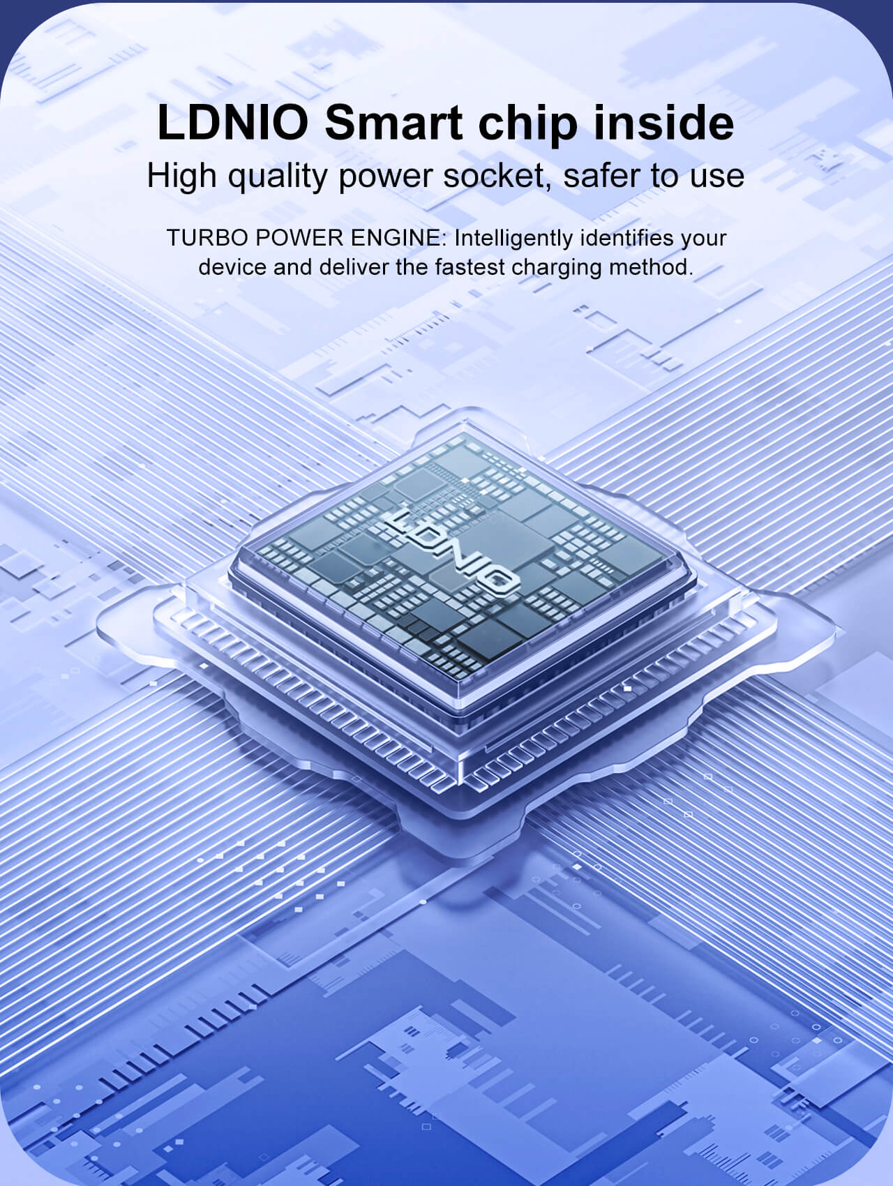 LDNIO SC3319 charging smartphones and laptops