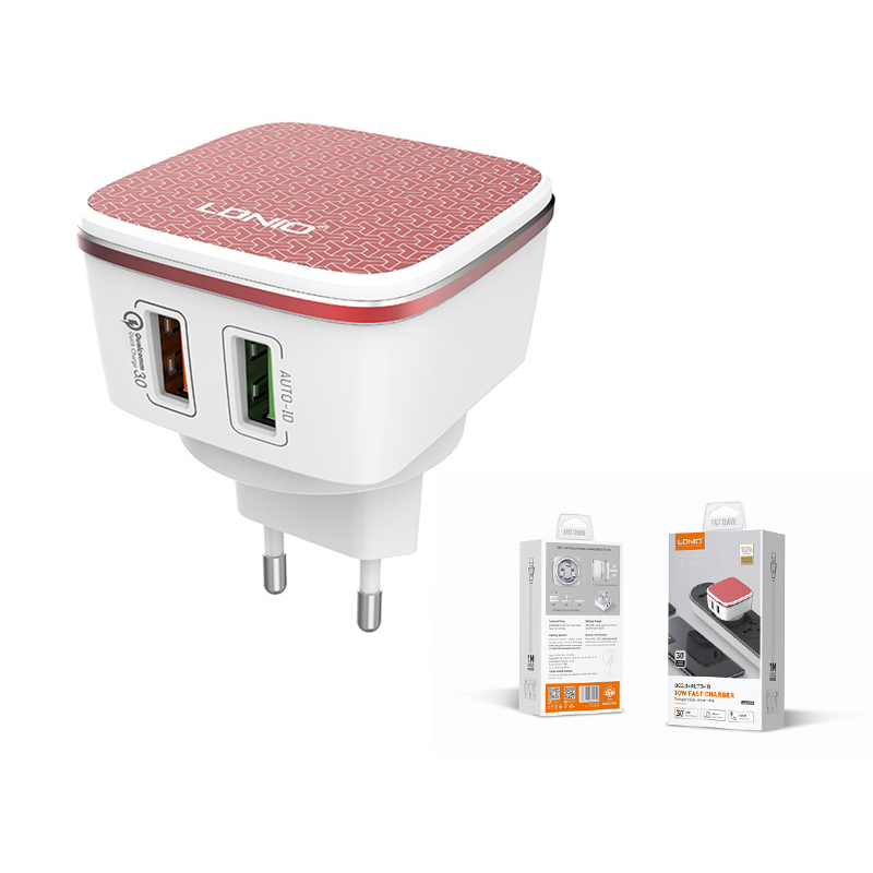 LDNIO A2405Q QC3.0+AUTO-ID 30W Fast Charger