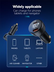 LDNIO C101 100W Dual USB Super Fast Car charger