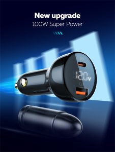 LDNIO C101 100W Dual USB Super Fast Car charger