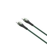 LDNIO LC101 60W Nylon Braided Metal Fast Charging PD Type C to Type C Cable — 1M