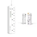 LDNIO SK5691 Fast Charging Power Strip with 5 UK Outlets and 6 USB ports 2M Power Cord