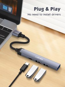 LDNIO DS-44C 4 in 1 USB Dock Station