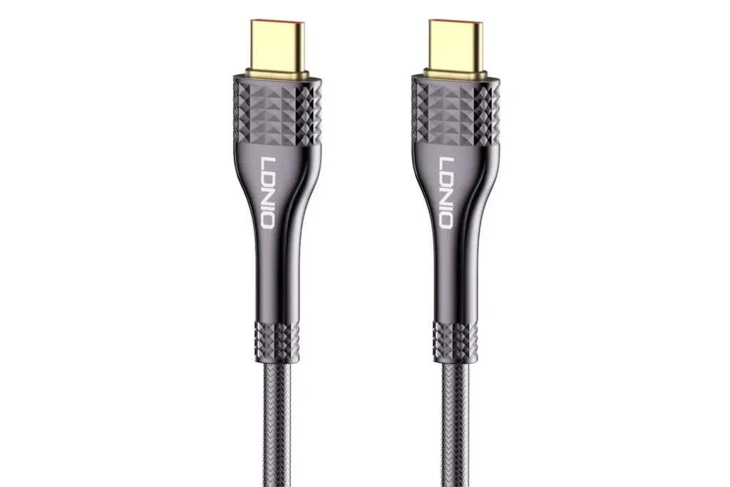 LDNIO LC651C 65W Woven Aluminum Foil USB3.0 Data Cable