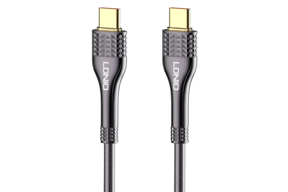 LDNIO LC651C 65W Woven Aluminum Foil USB3.0 Data Cable