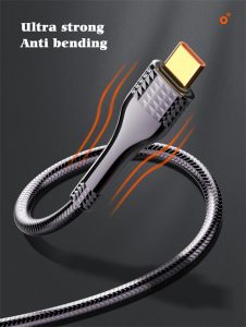 LDNIO LC651i 65W Woven Aluminum Foil USB3.0 Data Cable