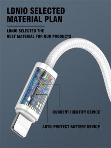 LDNIO LS901 25W Fast Charging Data Cable 1M