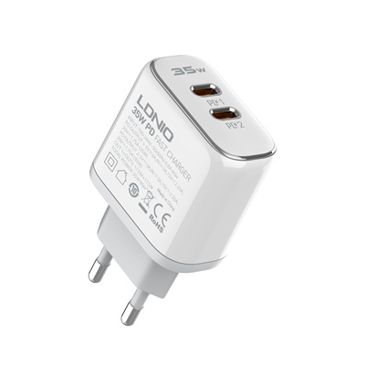 LDNIO A2528C 35W Dual USB-C Fast Charger