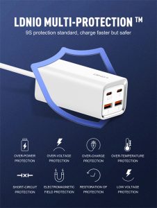 LDNIO A4610C 65W Multi-ports Desktop Charging Station