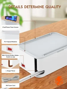 LDNIO SN5310 Defender Series 2500W Power Strip Management Box