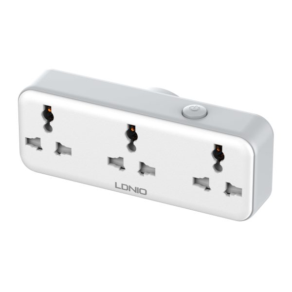 LDNIO SC3317 3 AC Outlets Portable Extension Power Socket