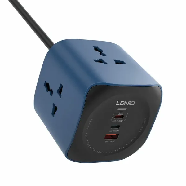 LDNIO SC3319 Power Socket Cube front view