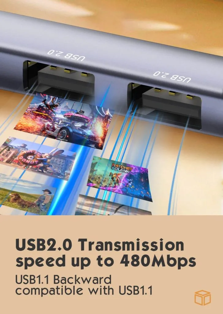 LDNIO DS-74U 4-in-1 USB Hub