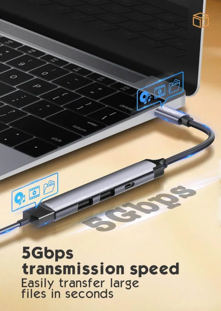 LDNIO DS-74U 4-in-1 USB Hub