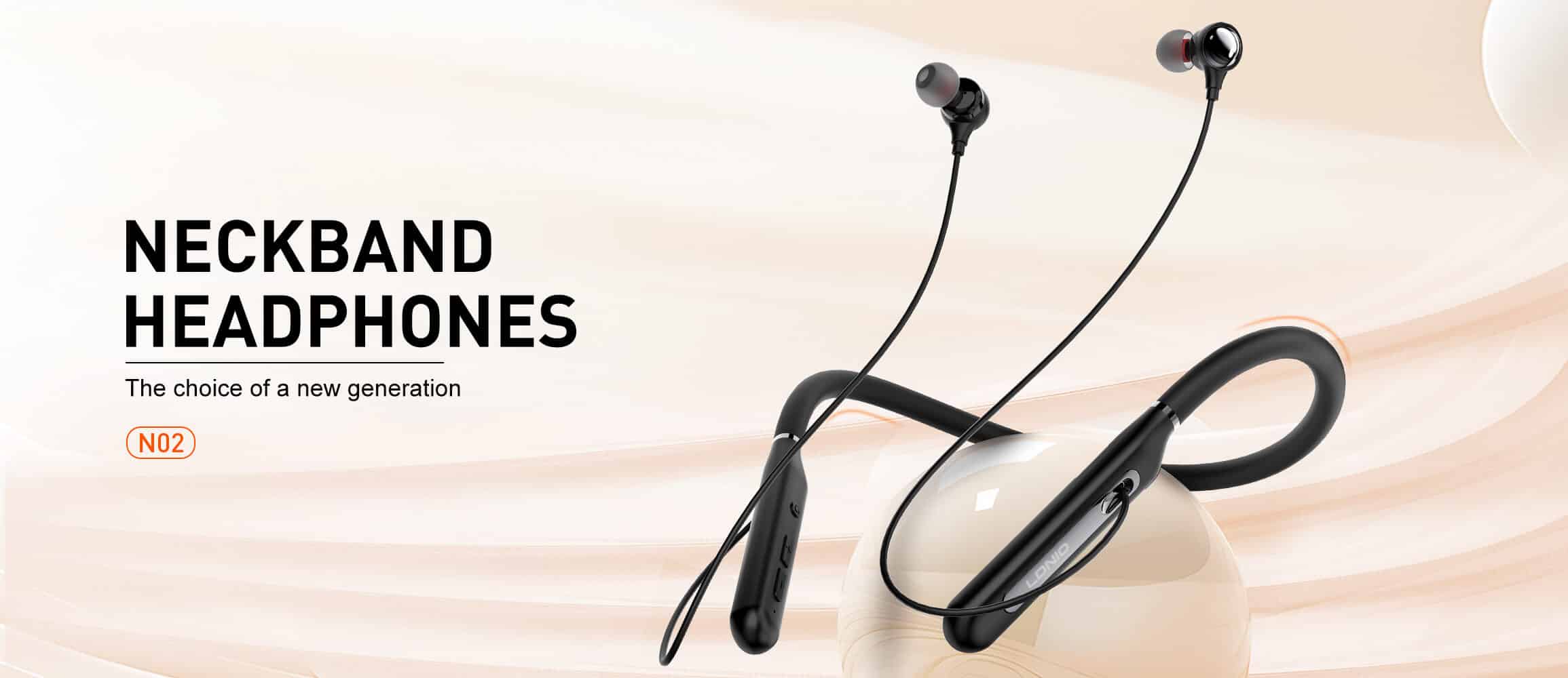 LDNIO N02 Wireless Stereo Neckband Bluetooth Headset