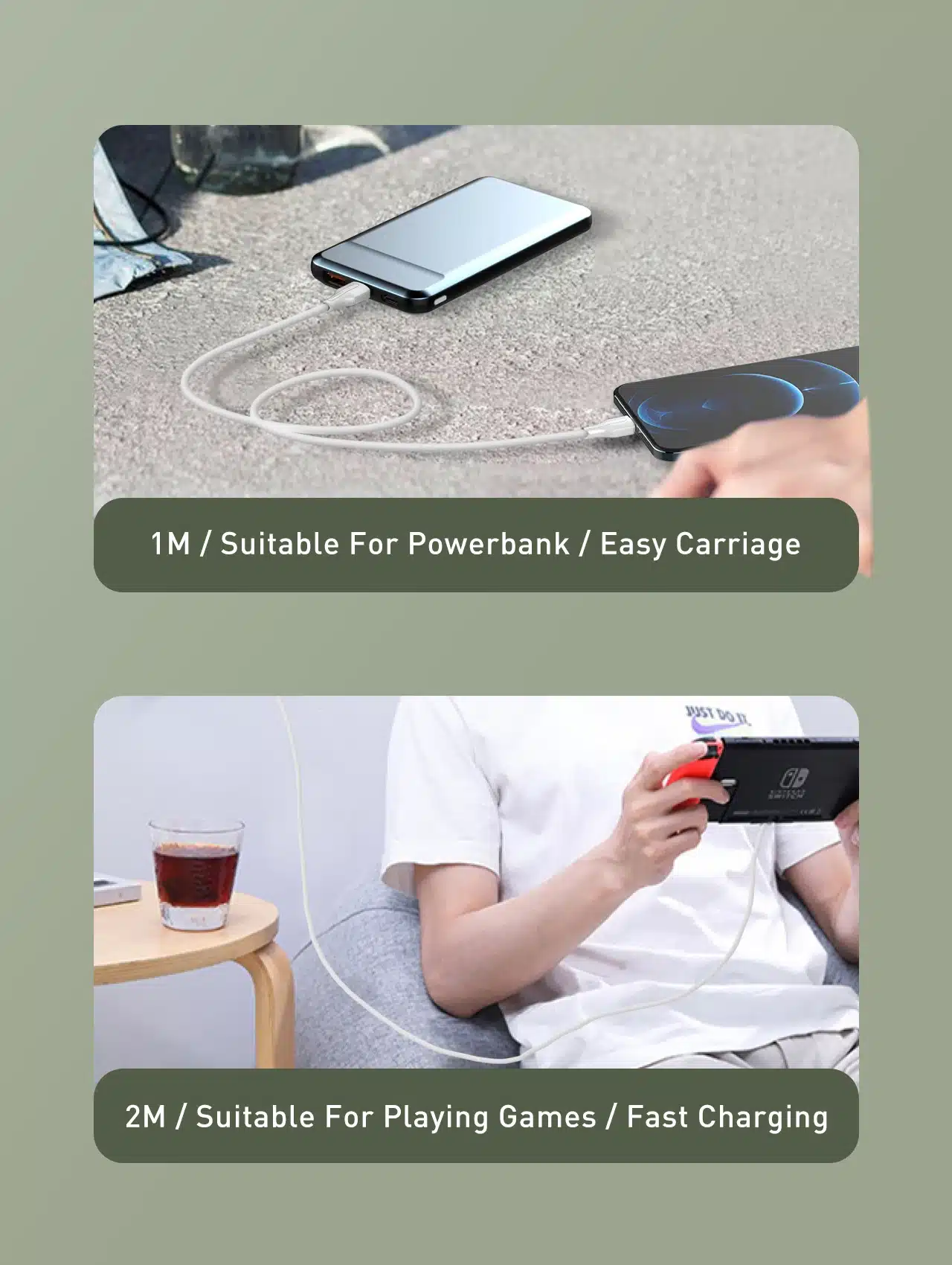 Ldnio LC122i Type-C To Lightning Cable 30W Fast Charging 2m