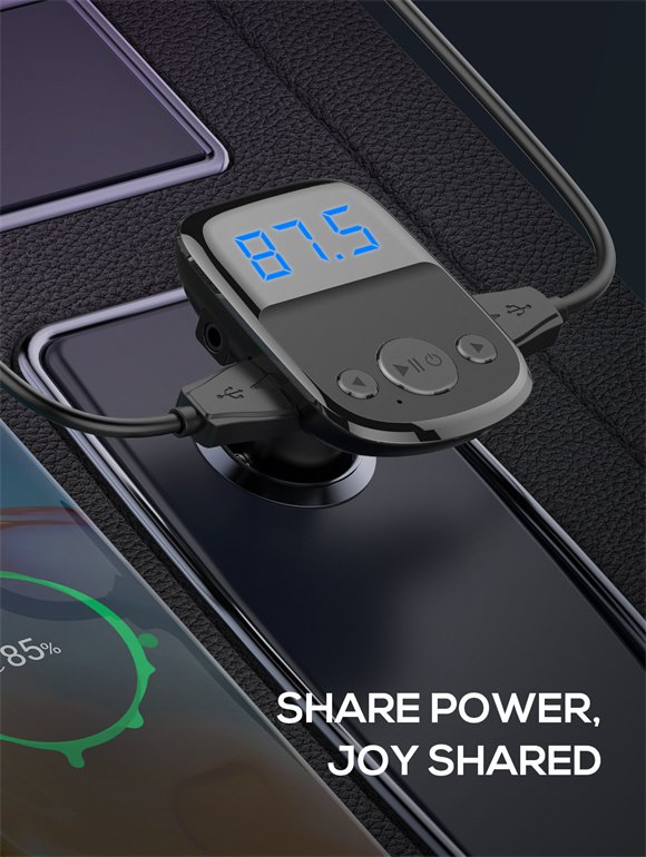 LDNIO C706Q 25W Bluetooth 5.0 Player Car Charger