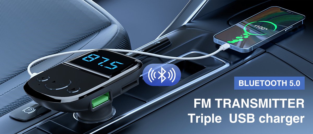 LDNIO C706Q 25W Bluetooth 5.0 Player Car Charger