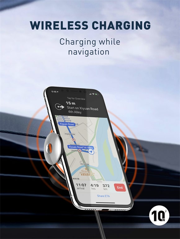 LDNIO MA02 15W Adjustable Car Wireless Charger