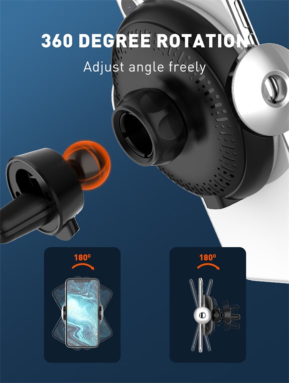 LDNIO MA02 15W Adjustable Car Wireless Charger