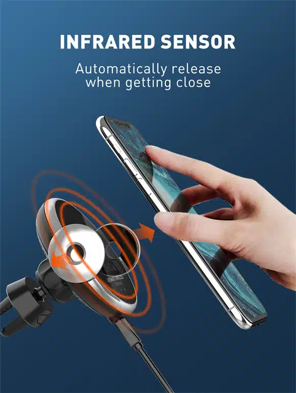 LDNIO MA02 15W Adjustable Car Wireless Charger