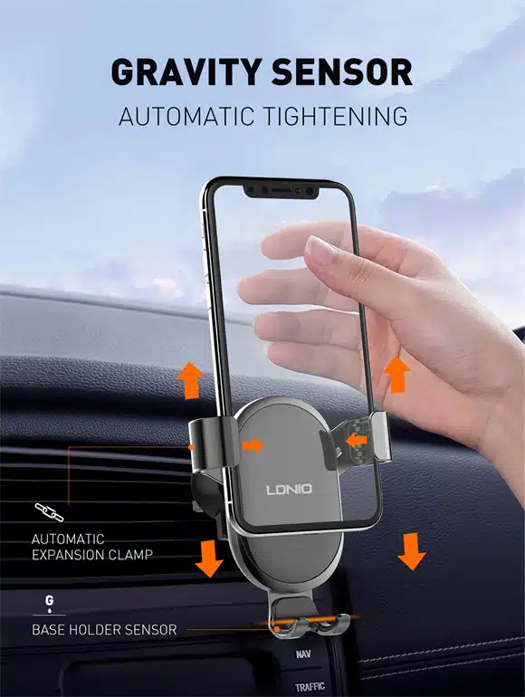 LDNIO MG01 Universal 360° Rotation Car Phone Holder