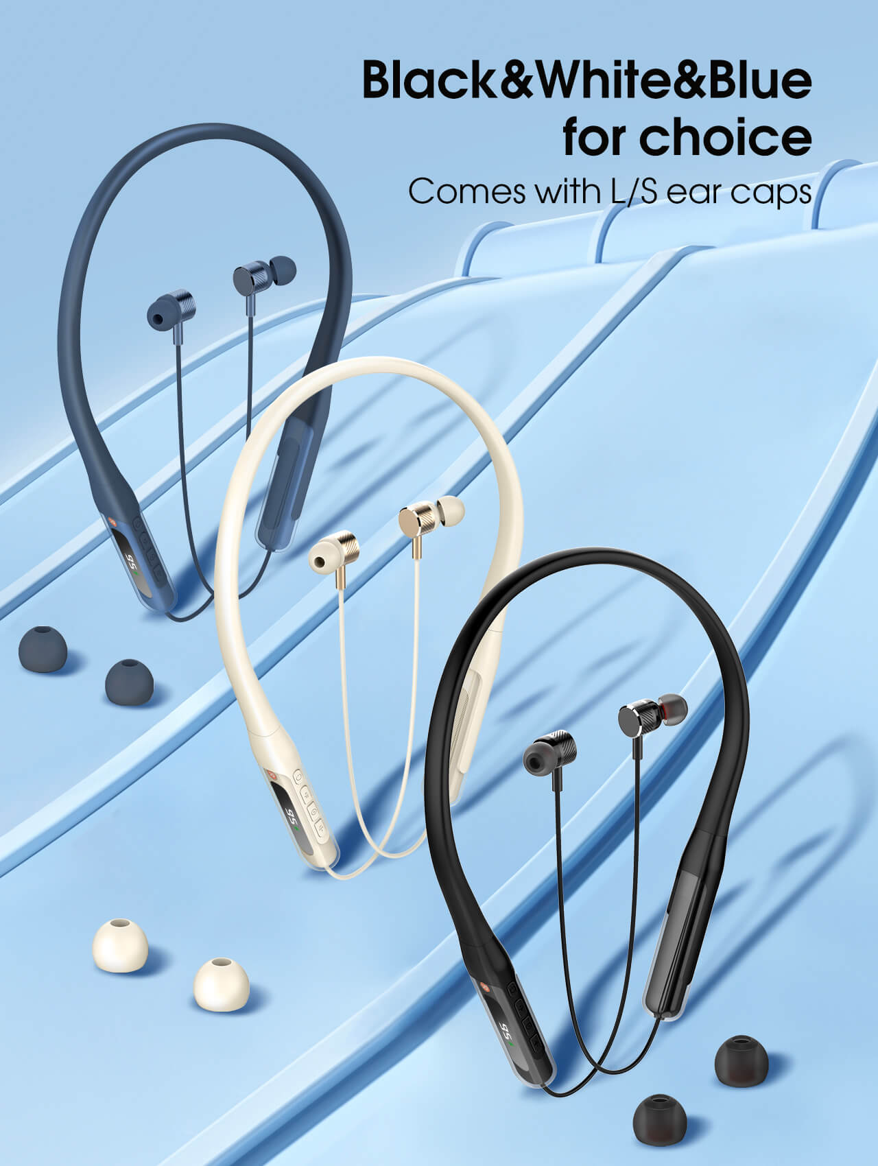 LDNIO N03 Wireless Stereo Neckband Bluetooth Headset