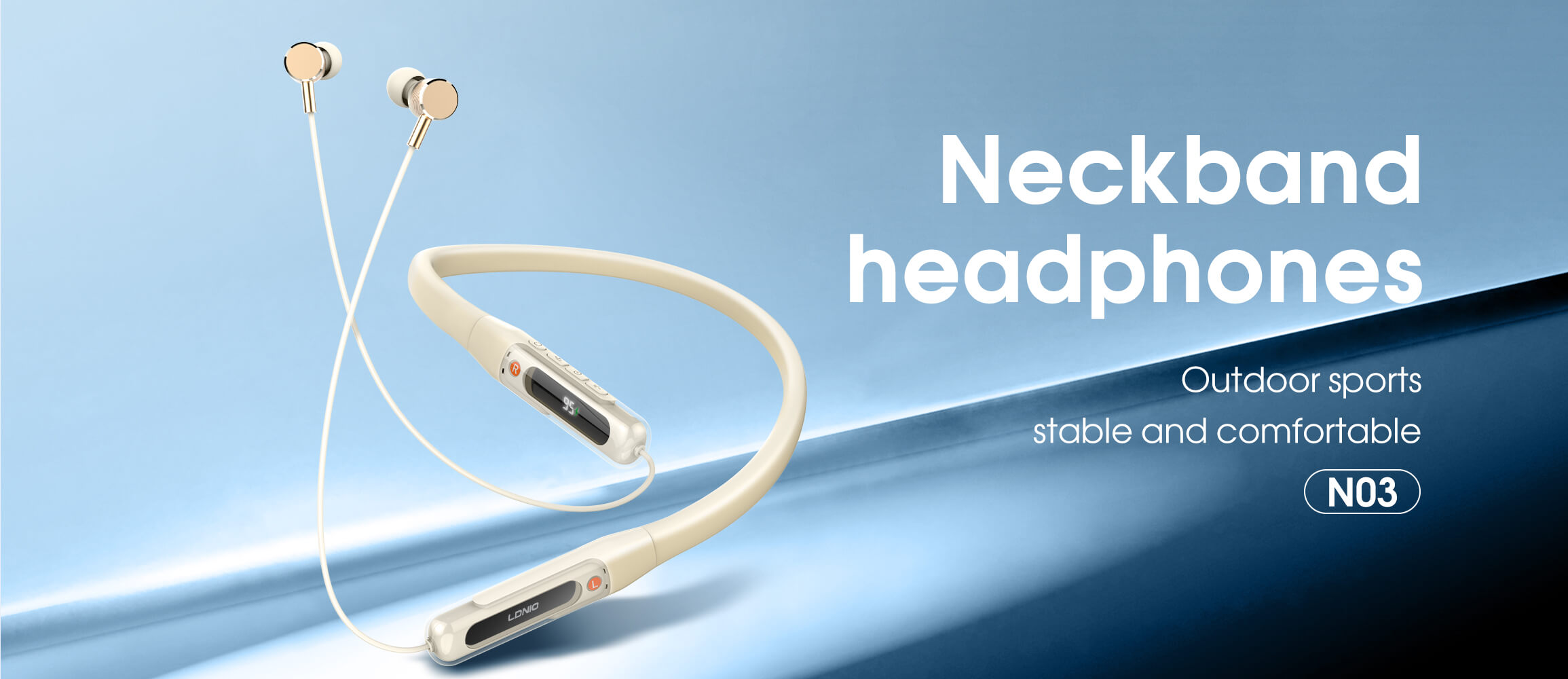 LDNIO N03 Wireless Stereo Neckband Bluetooth Headset
