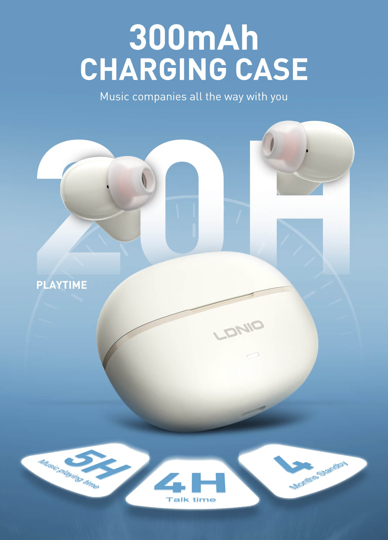 LDNIO T13 Wireless Stereo BT Earbud