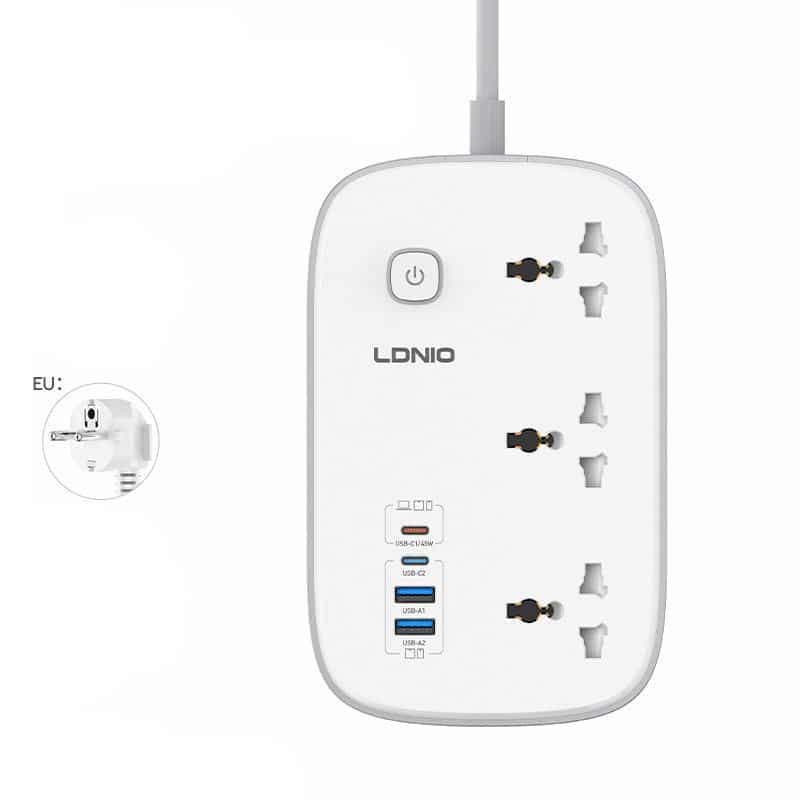 LDNIO SC6 Power Strip 45W USB-C Port