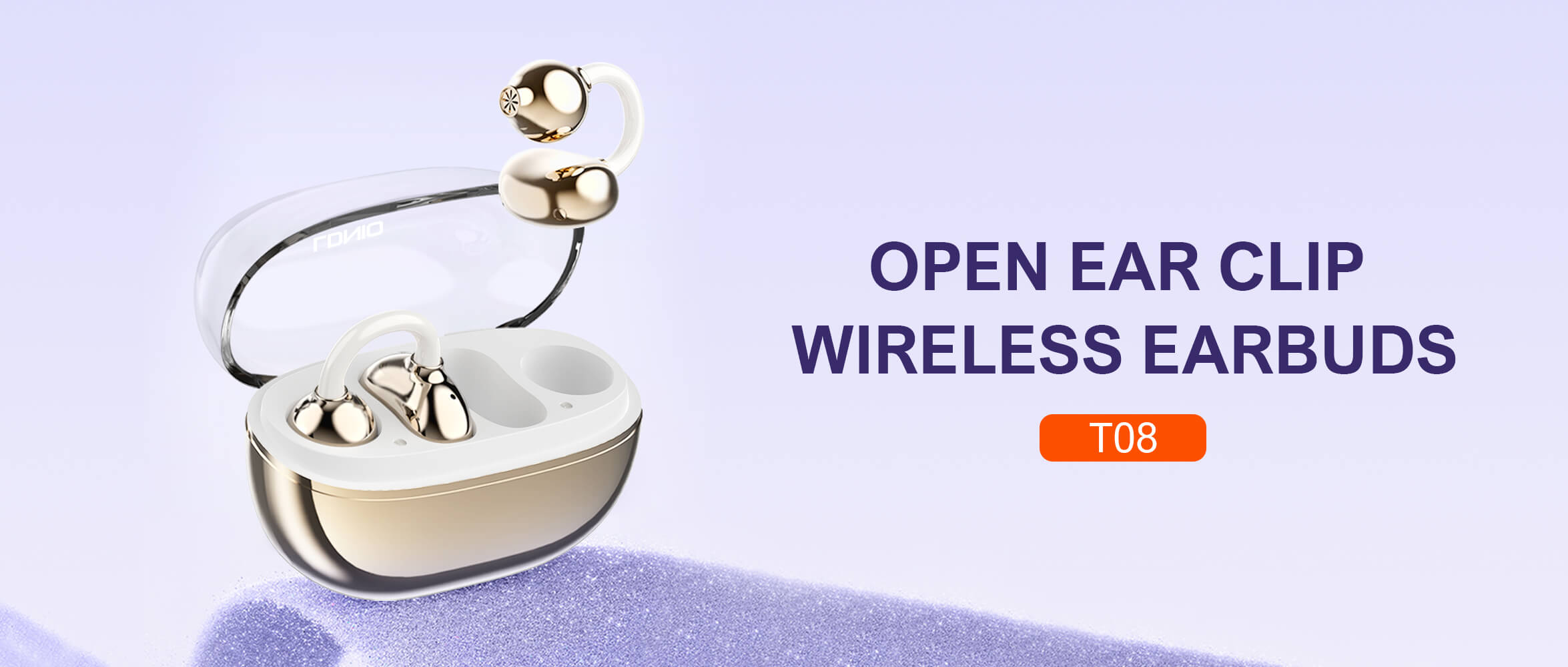 LDNIO T08 Wireless Open Ear Earphones Bluetooth 5.4 Stereo Earbuds 1 LDNIO T08 open ear wireless headphones with USB-C charging