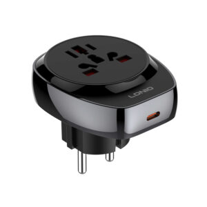 LDNIO Z10 Universal Adapter with 20W USB-C fast charging