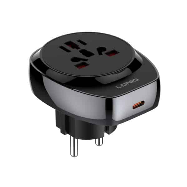 LDNIO Z10 Universal Adapter with 20W USB-C fast charging
