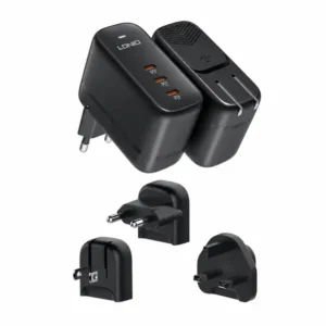 ldnio q367 65w gan 3 port usb c charger 1