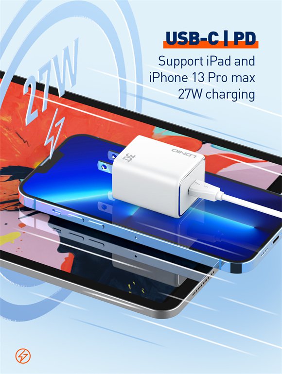 LDNIO A1508C Single USB-C Fast Wall Charger PD 30W 1 LDNIO A1508C Single USB-C Fast Wall Charger PD 30W