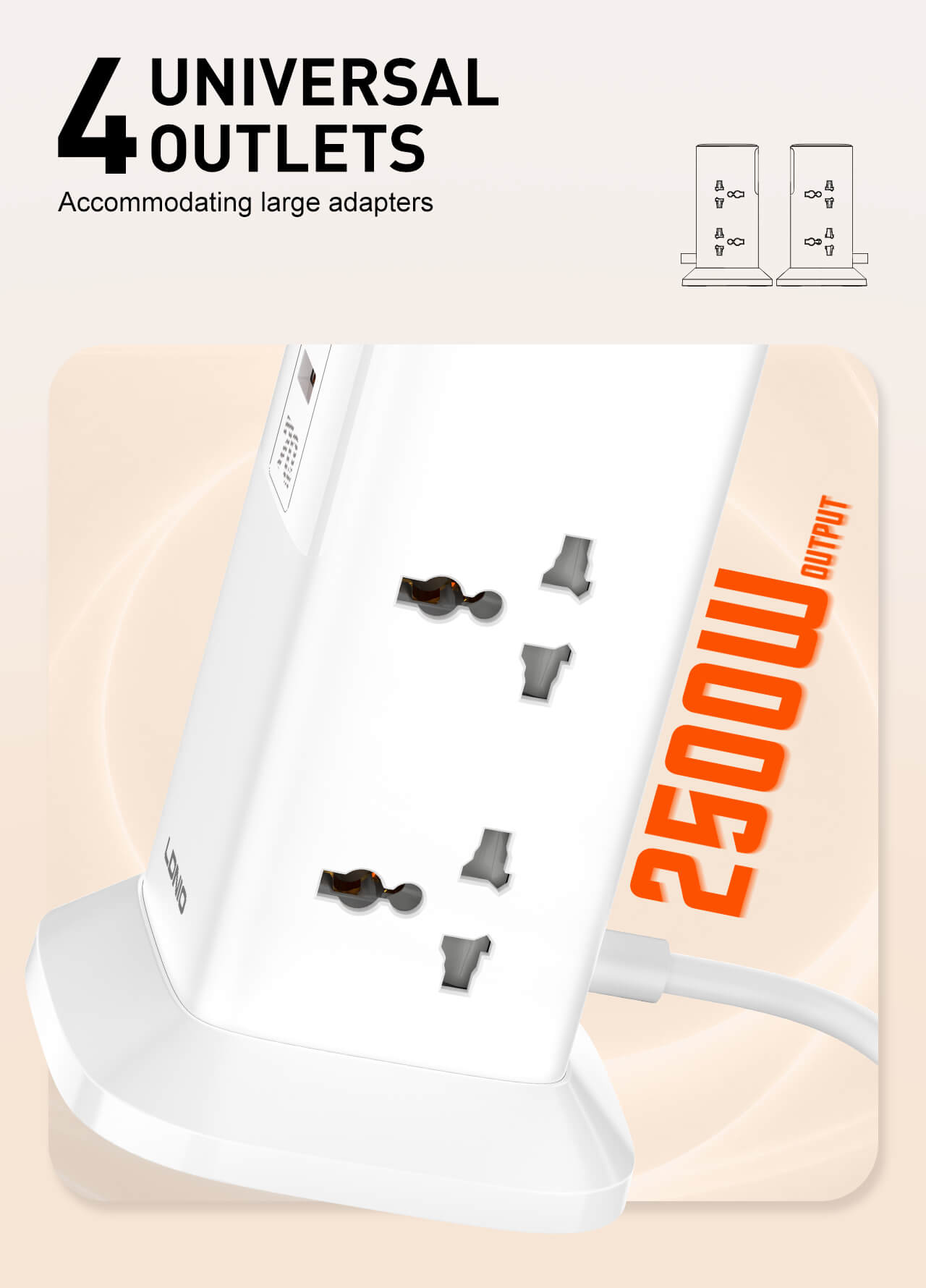 LDNIO SC4383-1 70W PD Adapter Multifunction Chargers Power Strip 2 LDNIO SC4383 1 70W PD Adapter Multifunction Chargers Power Strip1