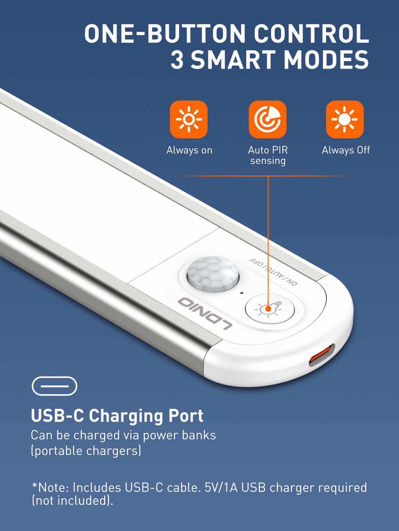 LDNIO Y6 Smart Motion-Activated Cabinet Light