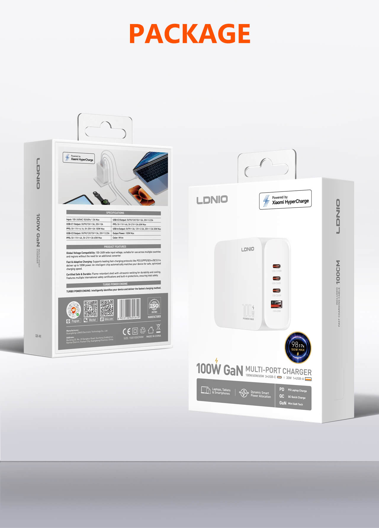 Ldnio Q8 Mi 100W Fast Charger